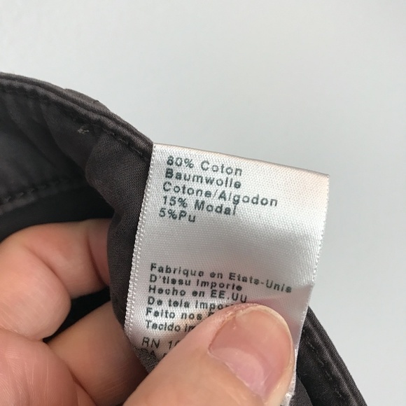 AG The Prima Mid-Rise Cigarette Grey 5 Pocket 30R - Picture 12 of 13